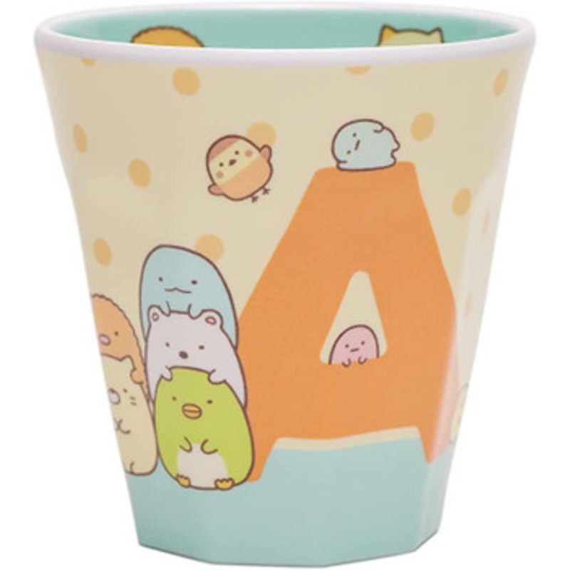 T’s Factory Sumikko Gurashi Initial Melamine Cup A
