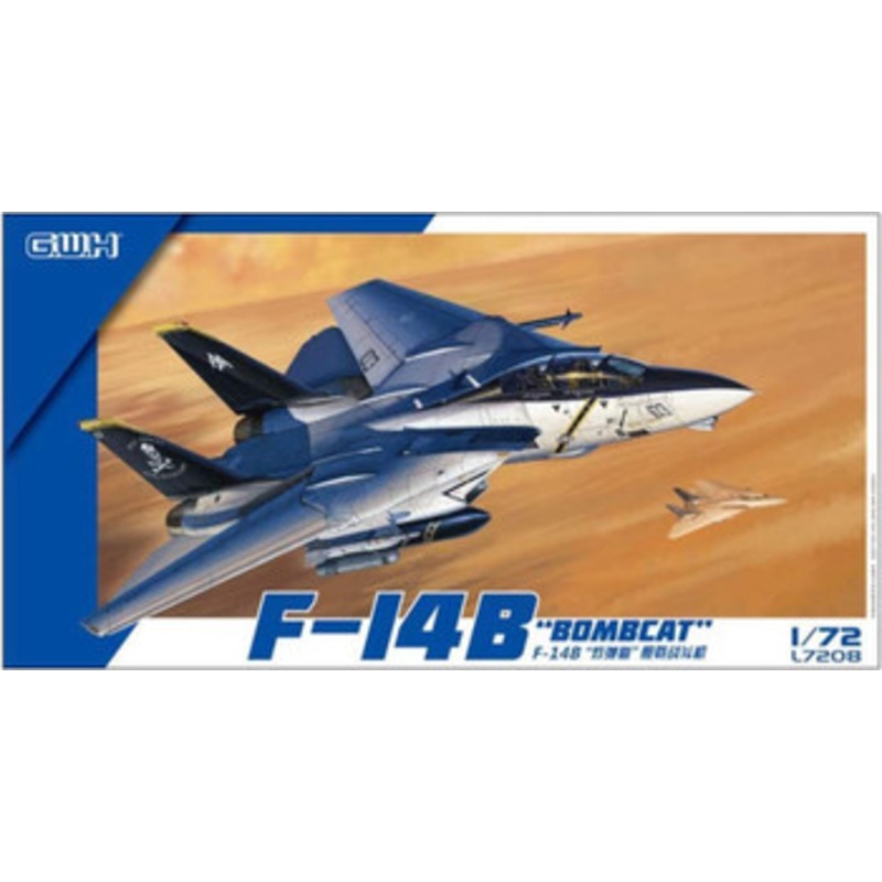 Great Wall Hobby 1/72 US Navy F-14B Carrier Fighter Plastic Model