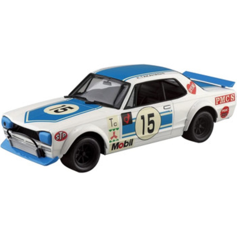 Aoshima The Model Car 1/24 RIP Kunimitsu Takahashi Hako-Suka GTR ’50wins of Glory’  Plastic Model