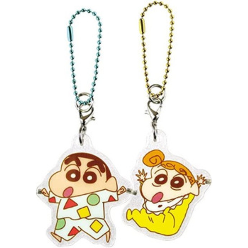 T’s Factory Clear Pair Acrylic Key Chain Crayon Shin-chan Shin-chan & Himawari