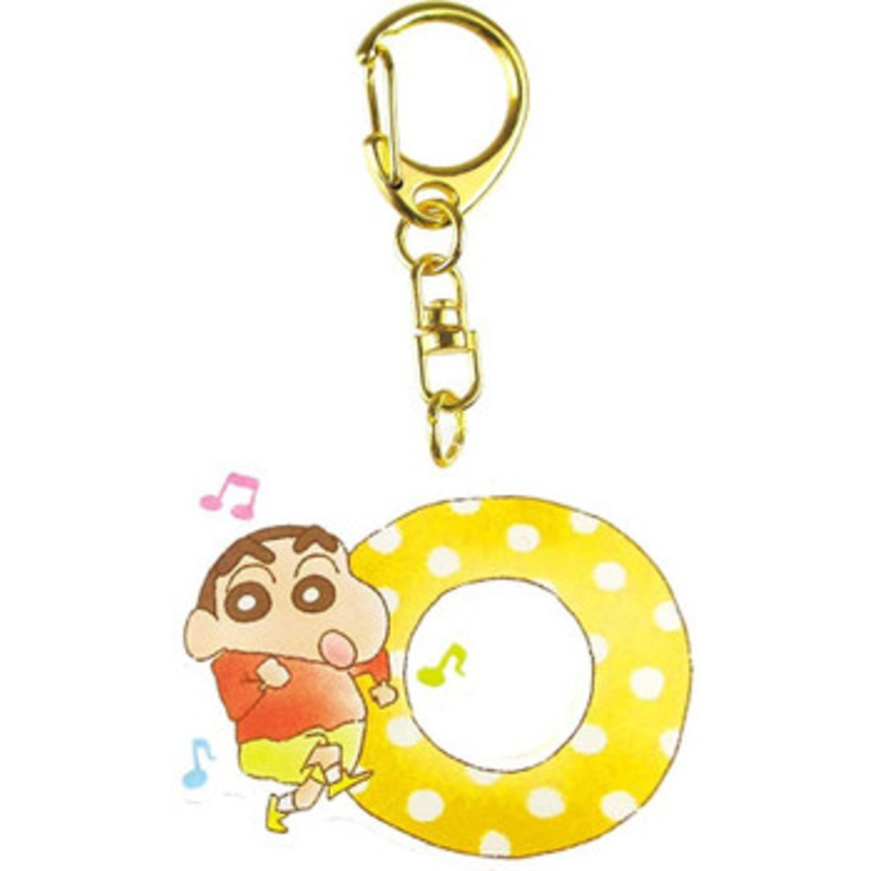 T’s Factory Crayon Shin-chan Initial Acrylic Keychain O