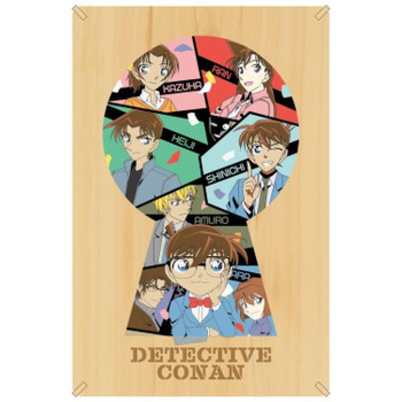 Ensky PT-WL17 Paper Theater Wood Style Detective Conan Case Closed Friends Together