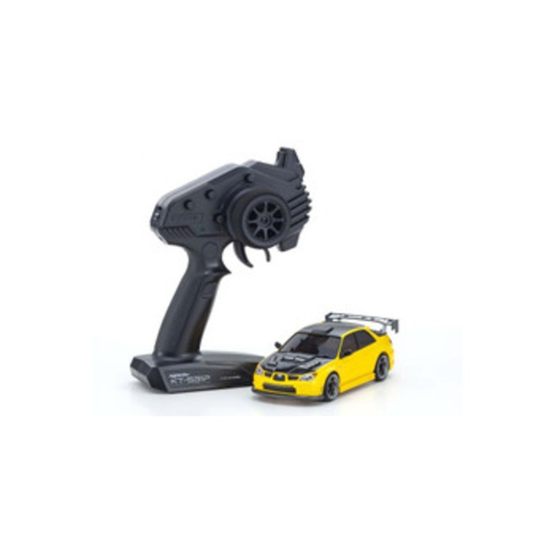 Kyosho RC Model Car Ready Set MINI-Z AWD SUBARU IMPREZA with Aero Kit and CFRP hood Metallic Yellow 32620MY