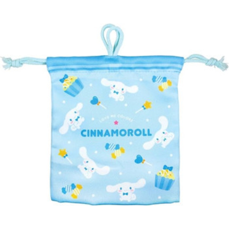 T’s Factory Drawstring Bag with Inner Pocket Love Me Colors Cinnamoroll