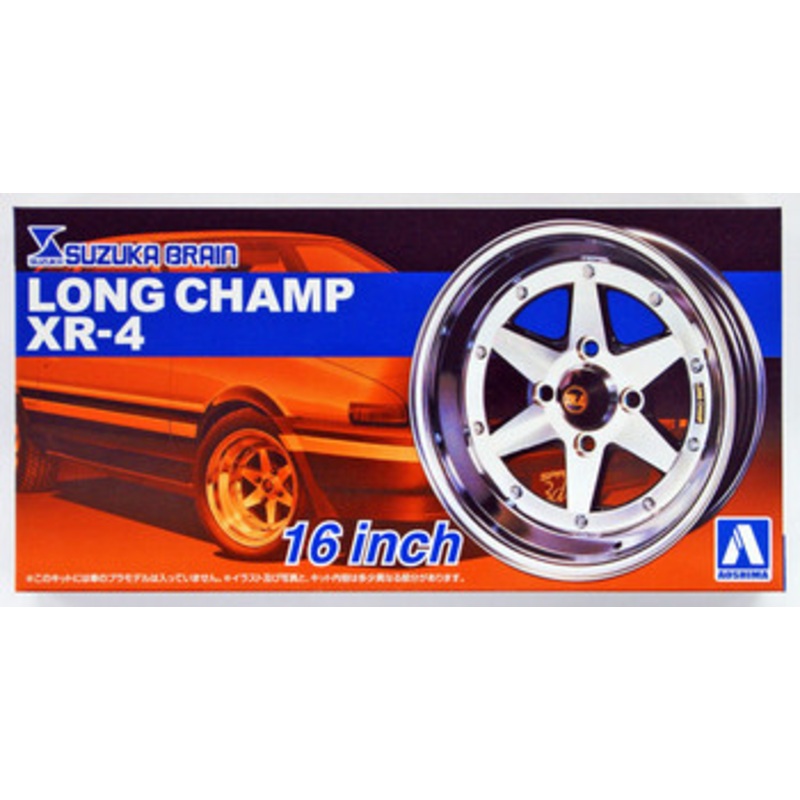 Aoshima Tuned Parts 1/24 Long Champ XR-4 16inch Tire & Wheel Set