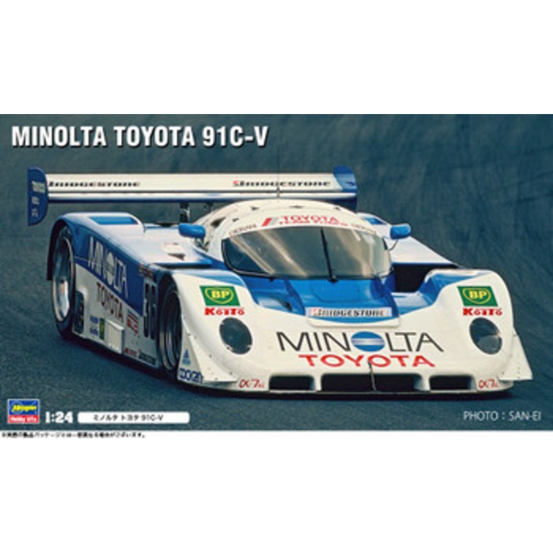 Hasegawa 1/24 Minolta Toyota 91C-V Plastic Model