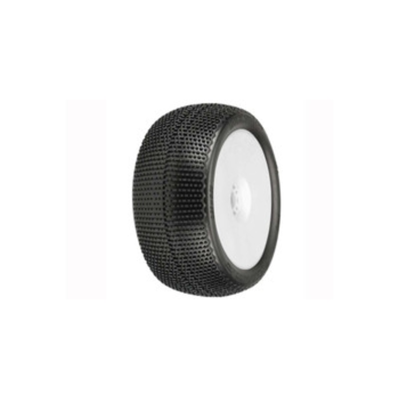 Kyosho PL-9063-233B Buck Shot 4.0 S3 1:8 Truck Tires/White Wheel