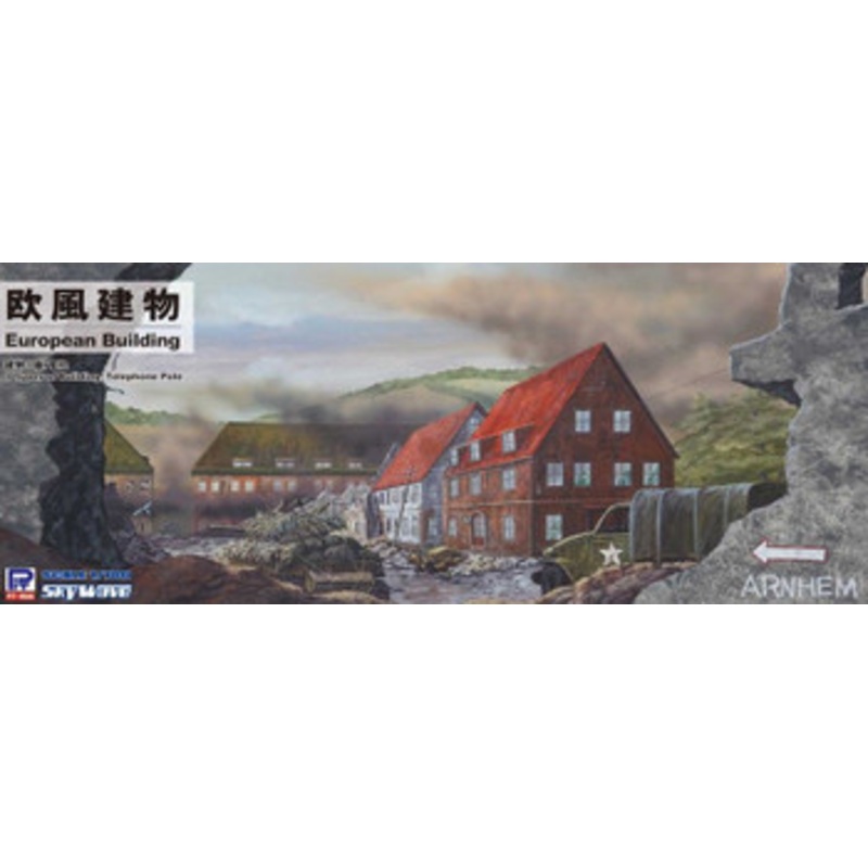 Pit-Road 1/700 European Buildings Plastic Model
