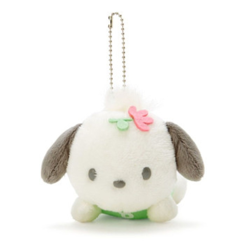 Sanrio Mascot Keychain Pochacco (Spring Version)