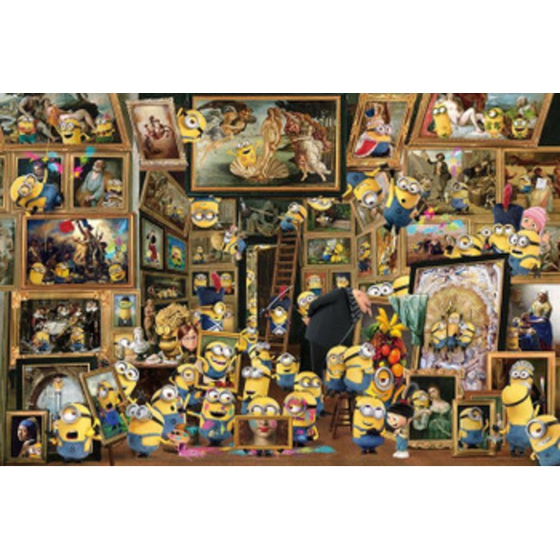 Yanoman 10-1423 Jigsaw Puzzle Minions Museum of Minions Art (1000 Pieces)