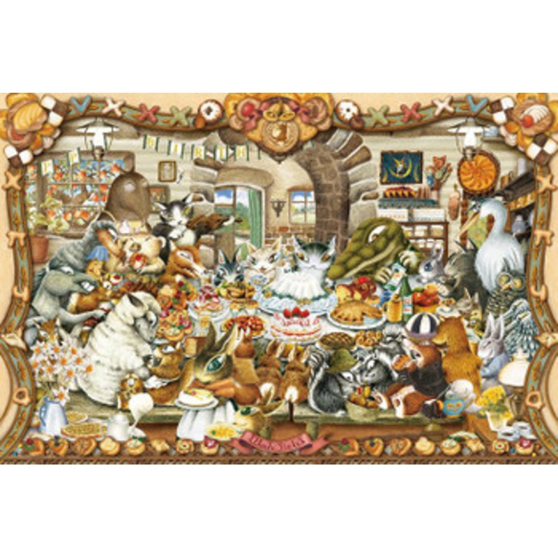 Yanoman 10-1426 Jigsaw Puzzle Wachifield Dayan’s Sweets Party (1000 Pieces)