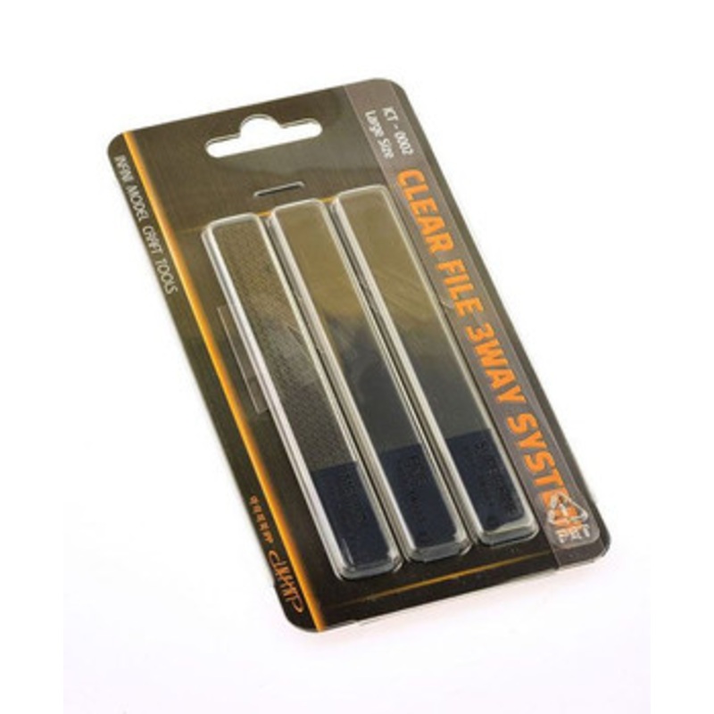 INFINI Model Glass File Set (Large) 3pcs
