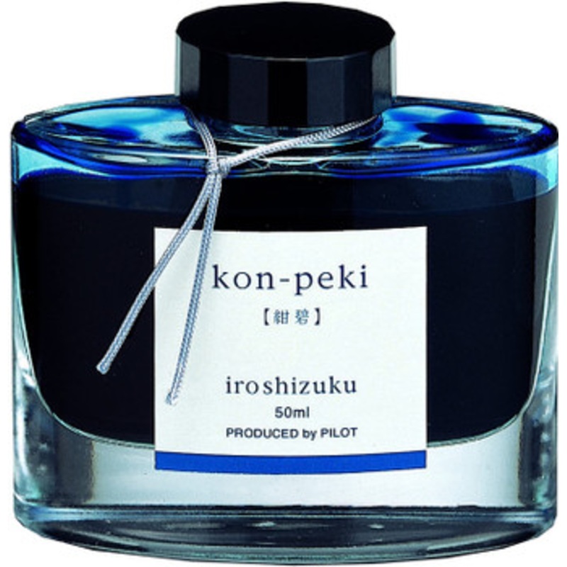 Pilot Fountain Pen Ink Iroshizuku Kon-peki INK-50-KO