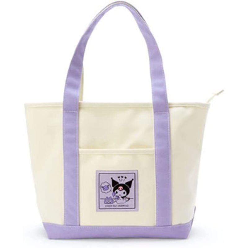 Sanrio Canvas Tote Bag Kuromi Size: M