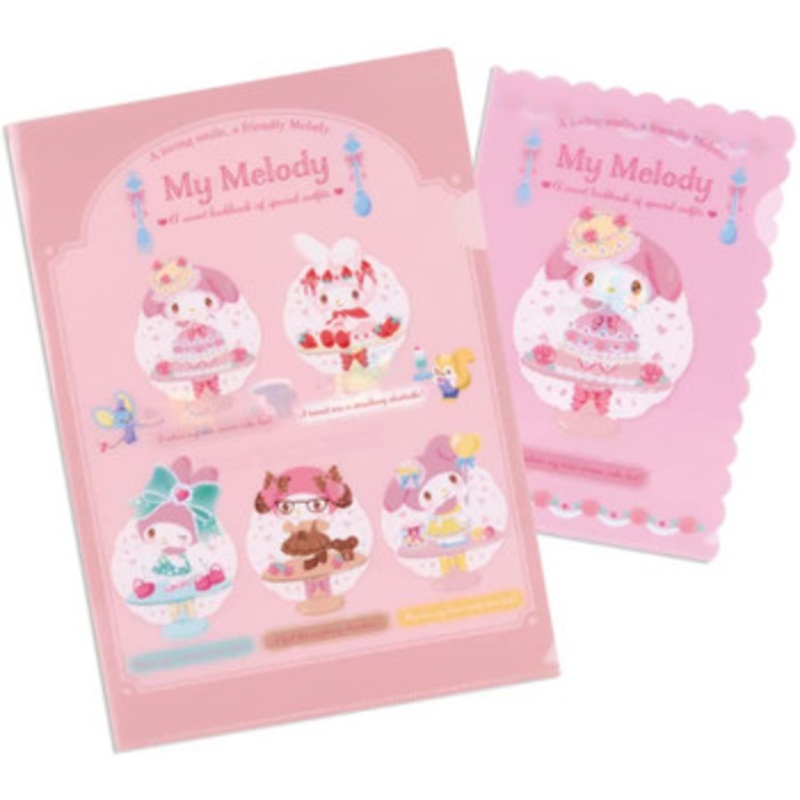 Sanrio Clear Folder Set Sweet Lookbook My Melody
