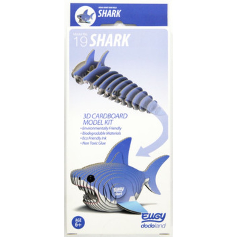 A-zone EUGY Shark 3D Cardboard Model Kit