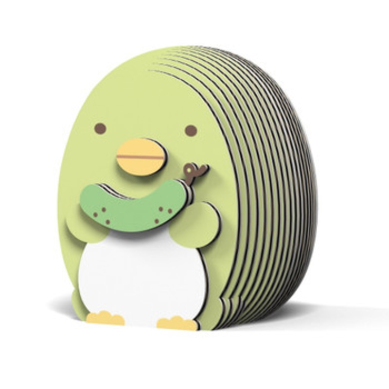 A-zone EUGY Sumikko Gurashi Penguin & Kyuuri 3D Cardboard Model Kit