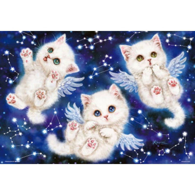 Beverly P33-191 Jigsaw Puzzle Kayomi Harai Soaring Kittens (300 Pieces)