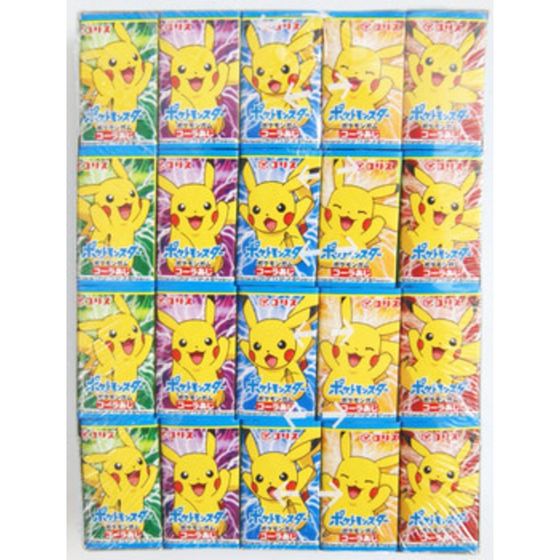 Top Super Pokemon Gum 1 Box (60 Pieces) Japanese Dagashi Snack