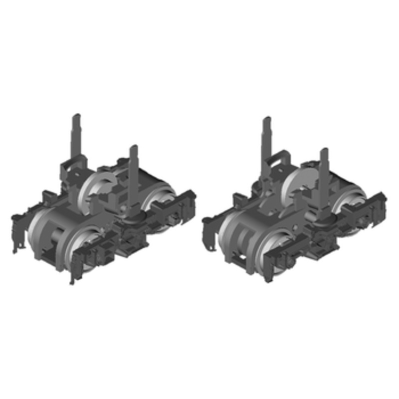 Kato Parts 30371D1B Truck Set (Bogie) B (without traction tires) for Powered Car EH500 3rd Car (N scale) ASSY