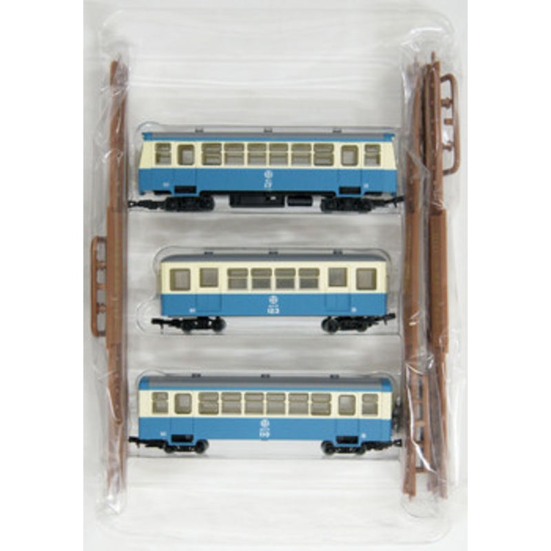 Tomytec 312048 Tomii Electric Railway Nekoya Line KIHA17+HOHAFU123 + HOHAFU110 3 Cars Set