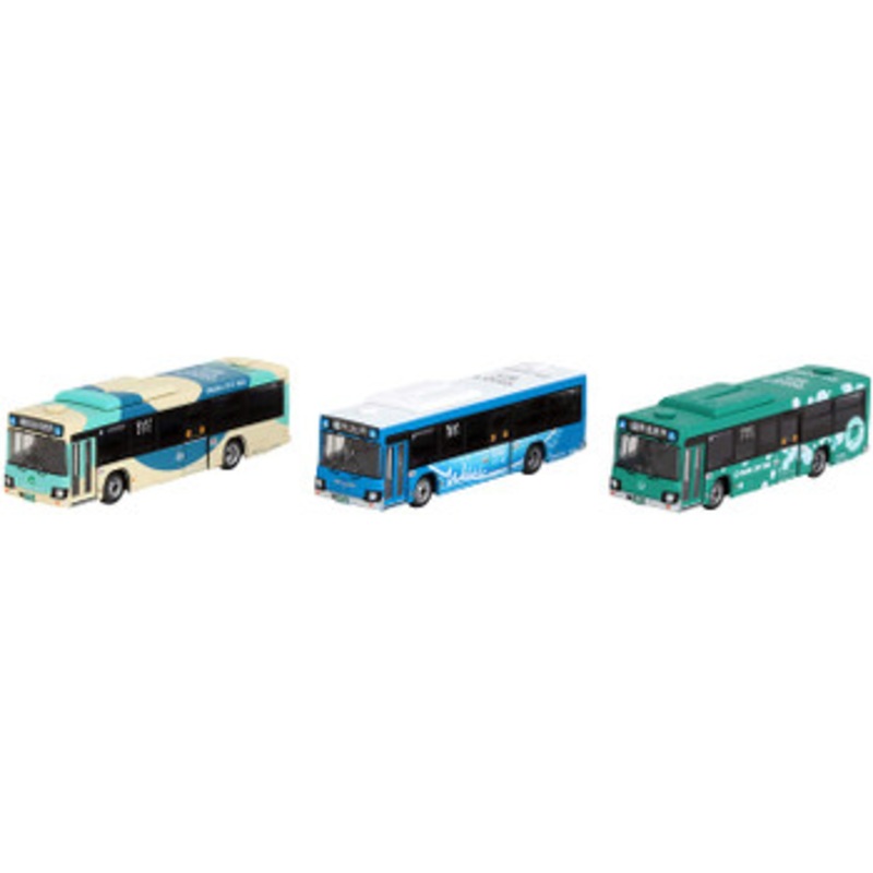 Tomytec Bus Collection Osaka City Bus New Design Debut Anniversary 3 Bus Set (N scale)