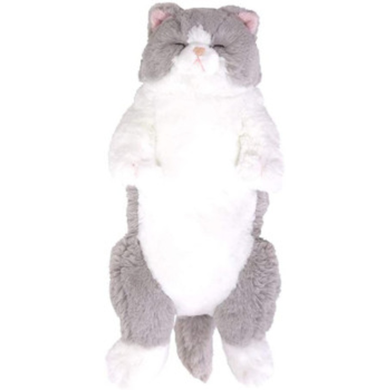 Sunlemon Plush Doll Knee Cat Sleeping (Gray)