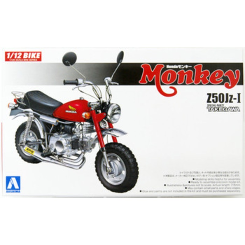 Aoshima Bike 1/12 Honda MONKEY Custom Takegawa ver. 2 Plastic Model