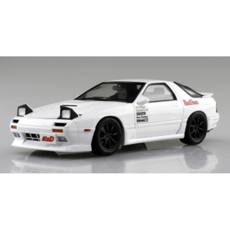 Aoshima Pre-Painted 1/24 Ryosuke Takahashi FC3S RX-7 Vol.11 Akagi Showdown Spec Plastic Model
