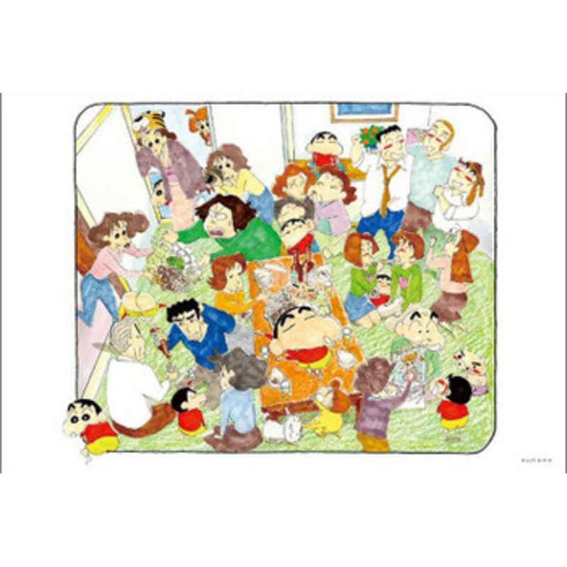 Appleone KYST2892EM Jigsaw Puzzle Crayon Shin-chan Big Gathering (300 Pieces)