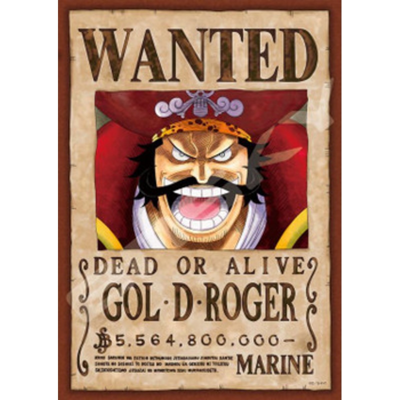 Ensky 208-076 Jigsaw Puzzle One Piece Gol D. Roger Wanted Poster (208 Pieces)