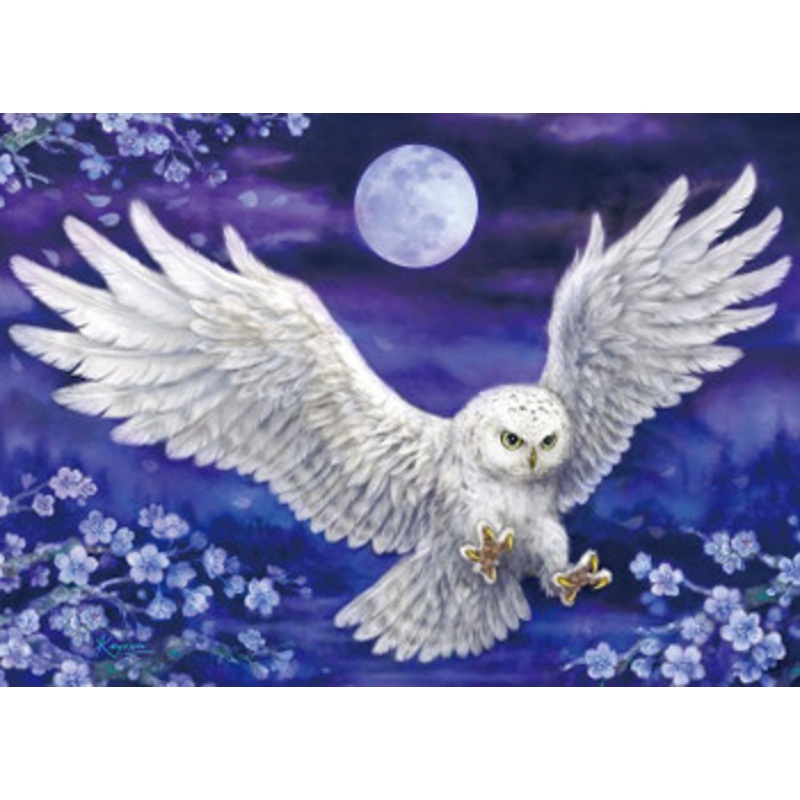 Epoch 54-216 Jigsaw Puzzle Japanese Art Owl by Kayomi Harai  (2000 S-Pieces)