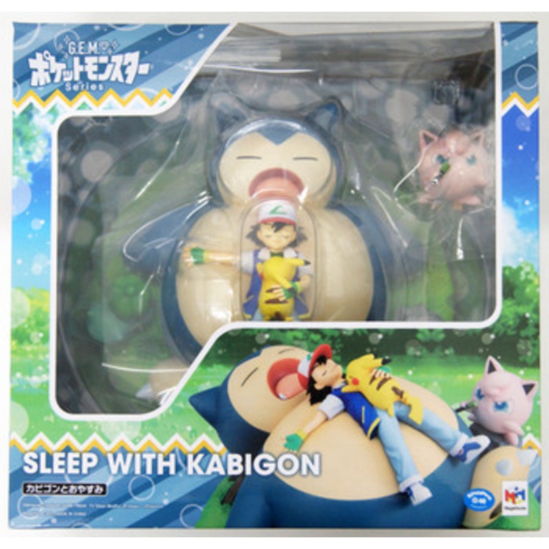 Megahouse G.E.M. EX Series Pokemon Sleeping with Snorlax Figure