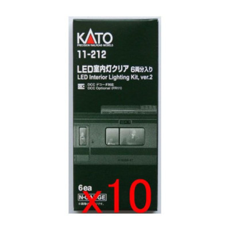 Other 10x Kato 11-212 LED Interior Lighting Kit  (6 pcs.) (N scale)