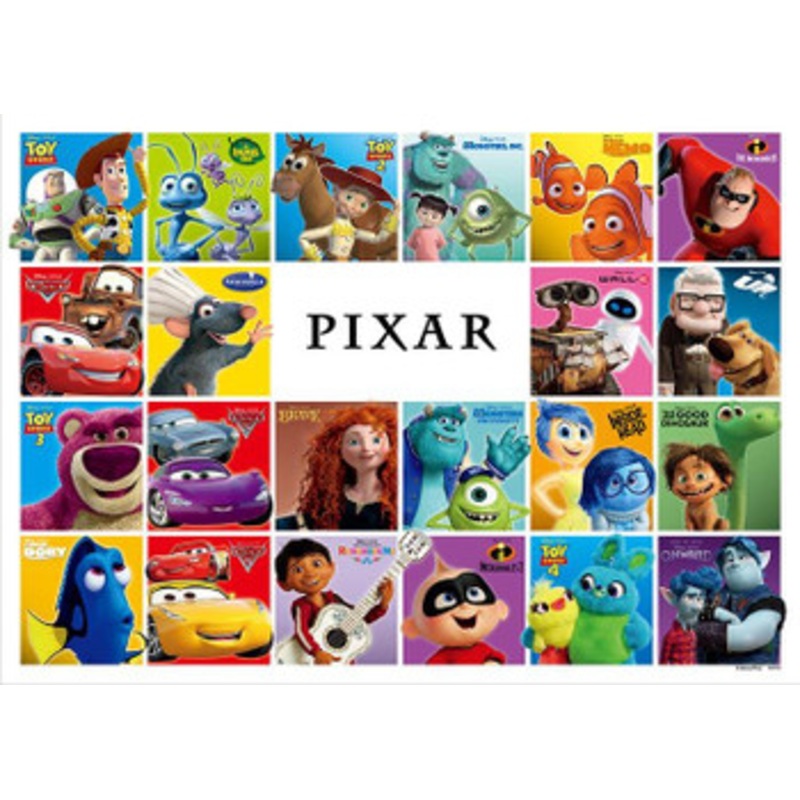 Tenyo D500-664 Jigsaw Puzzle Disney Pixar Lineup All Characters (500 Pieces)