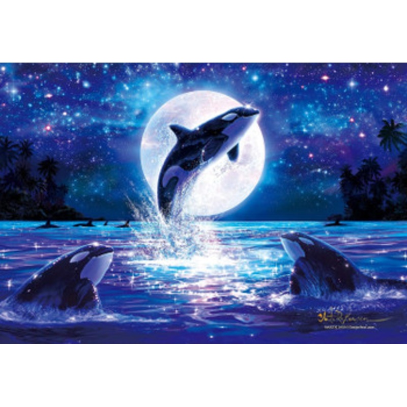 Epoch Jigsaw Puzzle 28-332s Lassen Majestic Saga (Glow in the Dark) (300 Pieces)