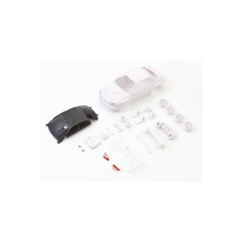 Kyosho MZN200 Subaru Impreza WRC 2002 White Body Set w/Wheel