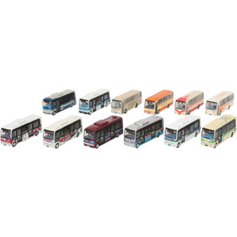 Tomytec The Bus Collection No.29 (12 Buses Randomly Packed) (N scale)