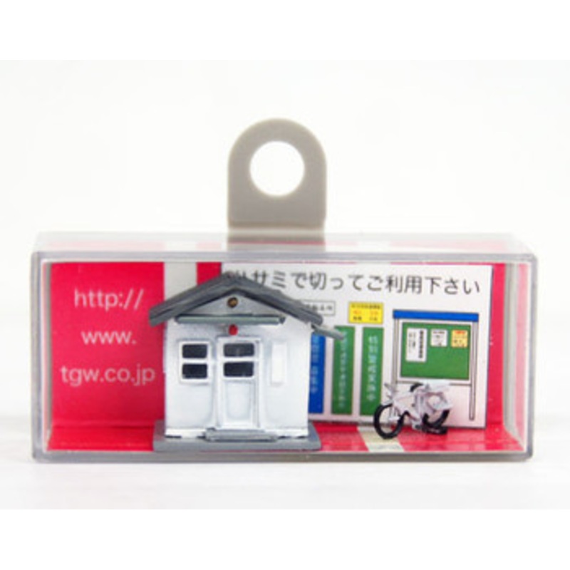 Tsugawa Yokou NA-5 Police Box (Station) and Bicycle (N scale)