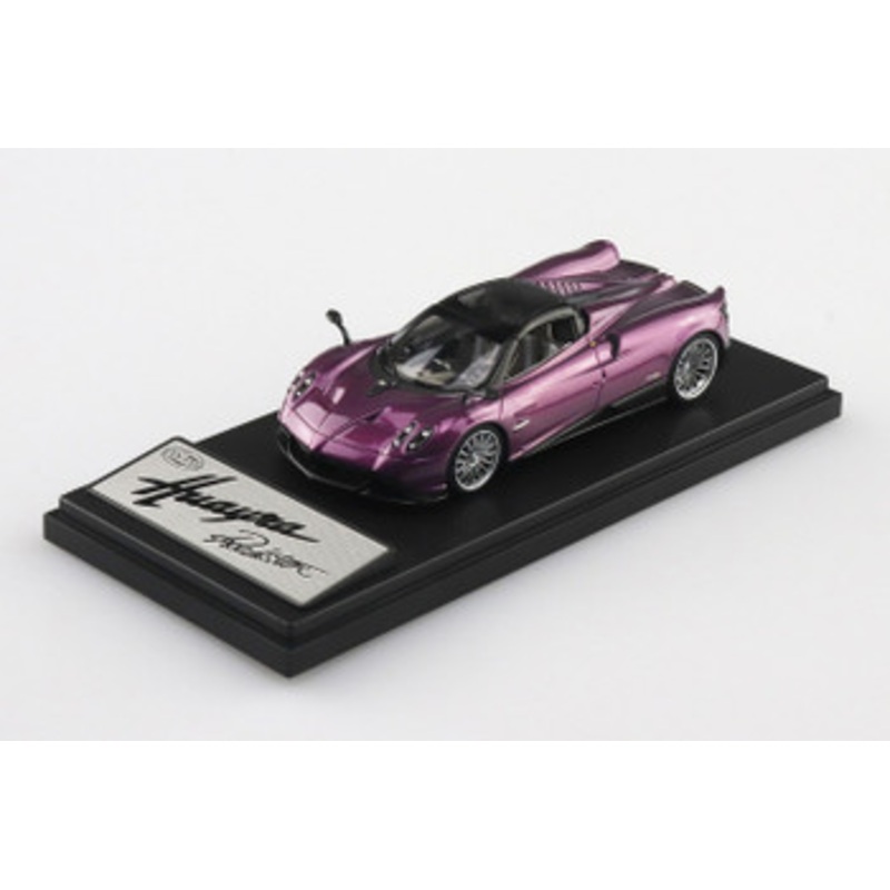 Aoshima SKYNET 1/43 PAGANI Huayra Roadster (PURPLE) Finished Diecast Model