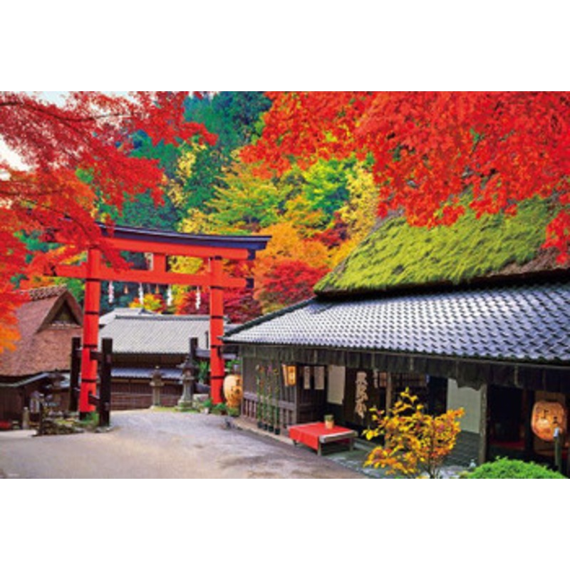 Beverly Jigsaw Puzzle 51-264 Autumn Leaves Torii Shrine Gateway In Kyoto Japan (1000 Pieces)