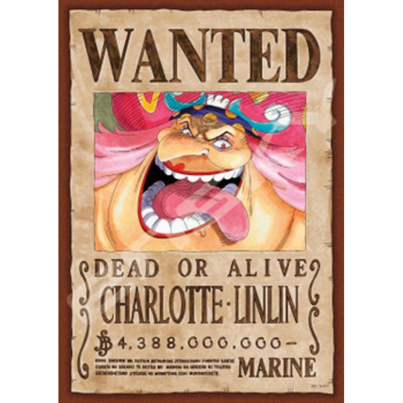 Ensky 208-073 Jigsaw Puzzle One Piece Charlotte Linlin Wanted Poster (208 Pieces)