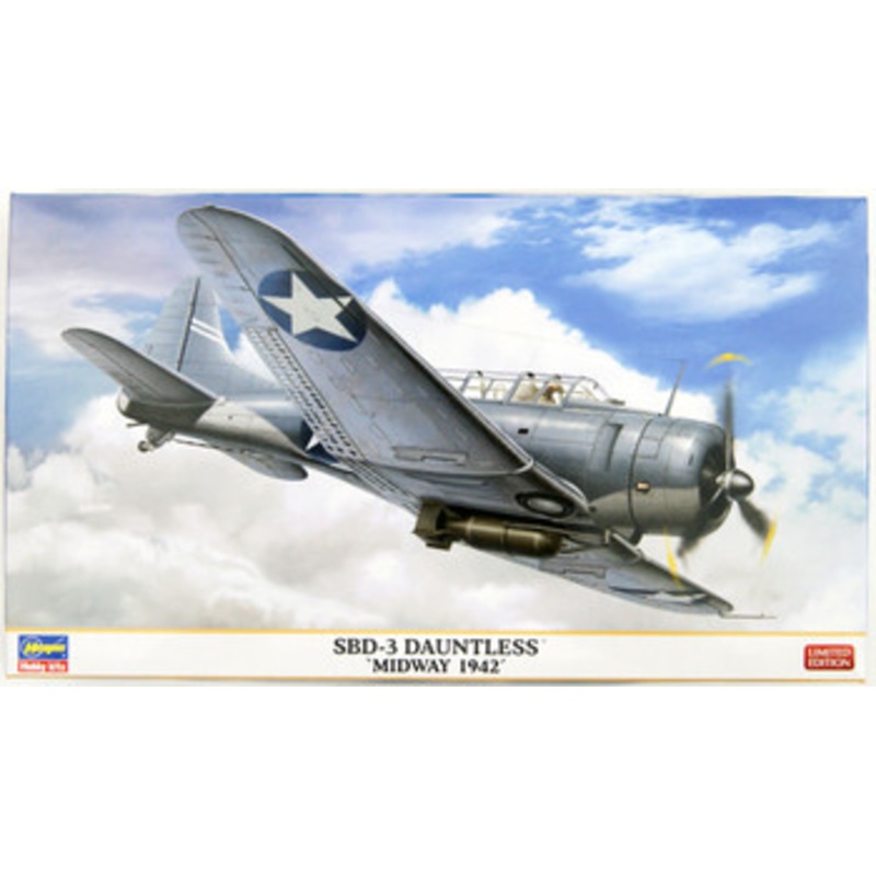 Hasegawa 1/48 SBD-3 Dauntless ‘Battle of Midway 1942’ Plastic model