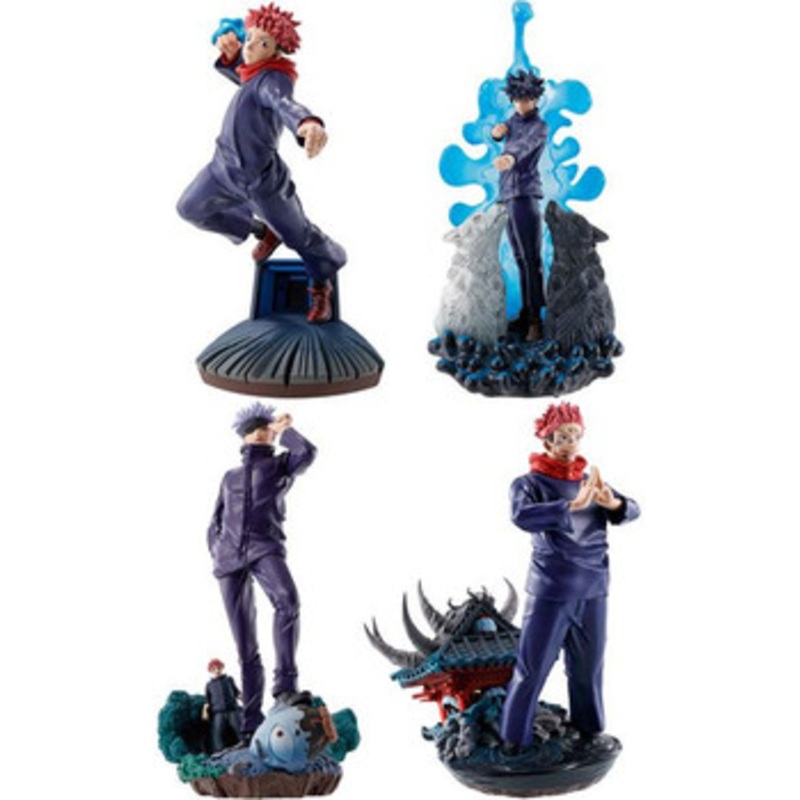 MegaHouse Puchirama Series Jujutsu Kaisen Tabletop Domain Expansion Vol.1 4pcs Complete Box