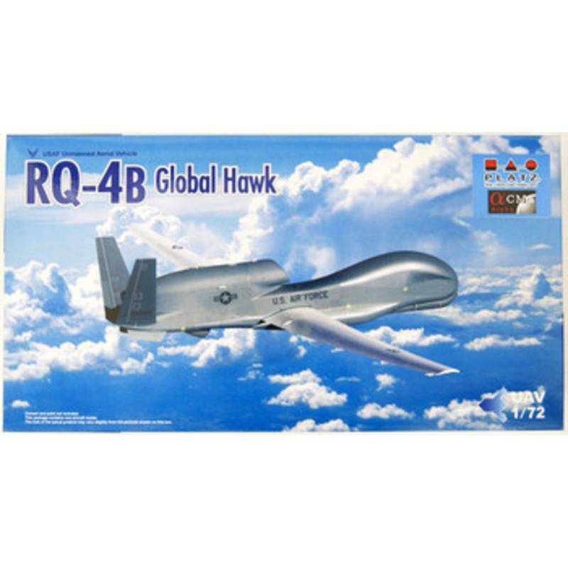 Platz AC-4 U.S.A.F. Unmanned Aerial Vehicles RQ-4B Global Hawk 1/72 Scale Kit