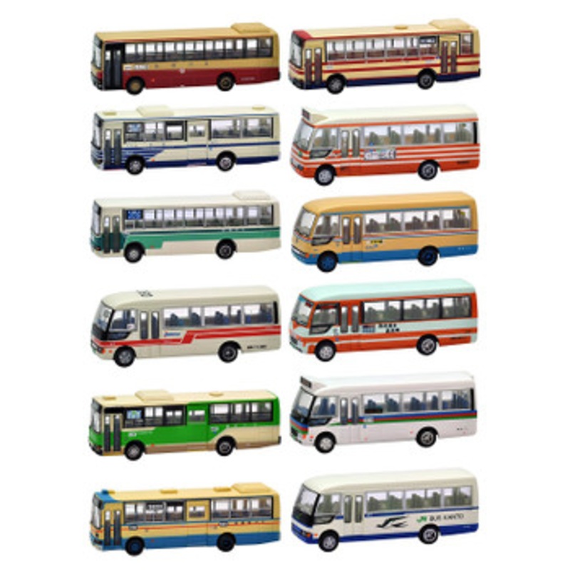 Tomytec The Bus Collection No.23 (12 Buses Randomly Packed) (N scale)