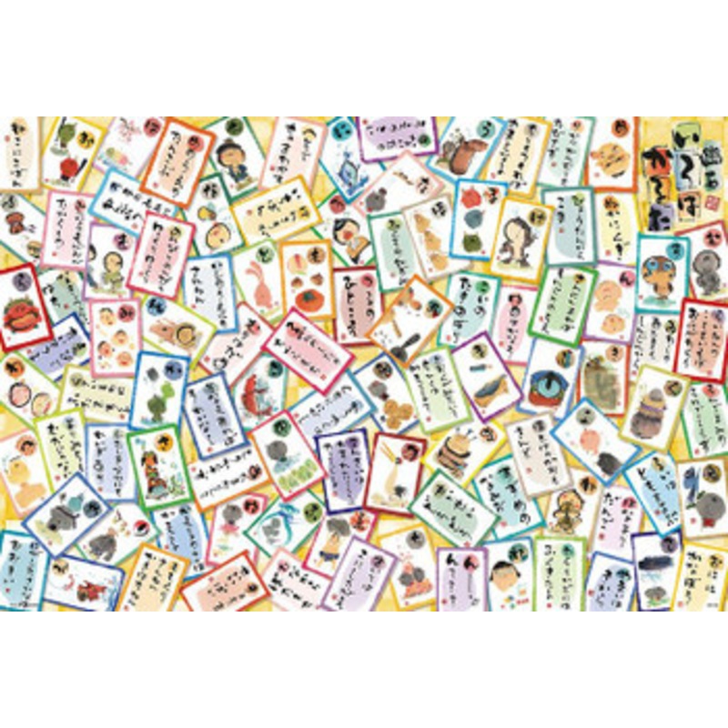 Beverly 61-448 Jigsaw Puzzle Yuseki Miki Iroha Karuta (Japanese card matching) (1000 Pieces)