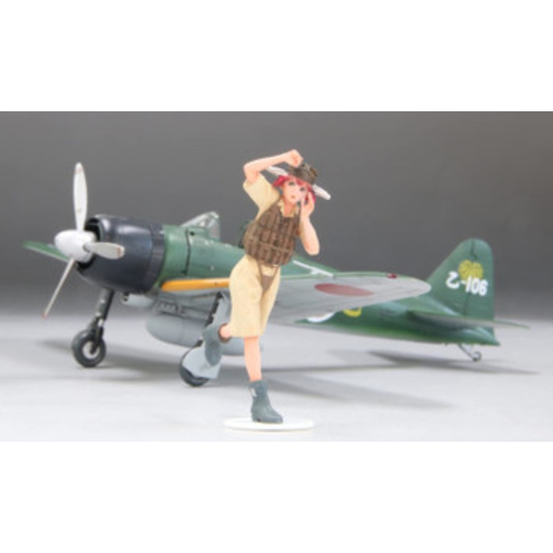 Fine Molds 1/35 Rekiso Otome Aoi with 1/72 Fighter Type 22 Plastic Model