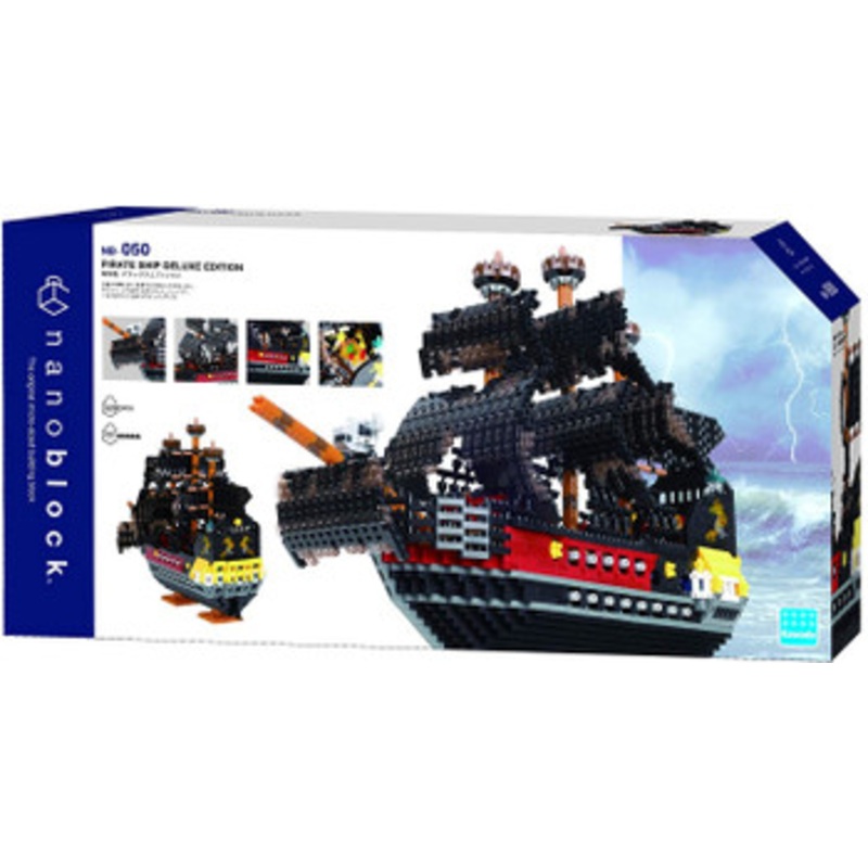 Kawada Nanoblock Pirate Ship Deluxe Edition
