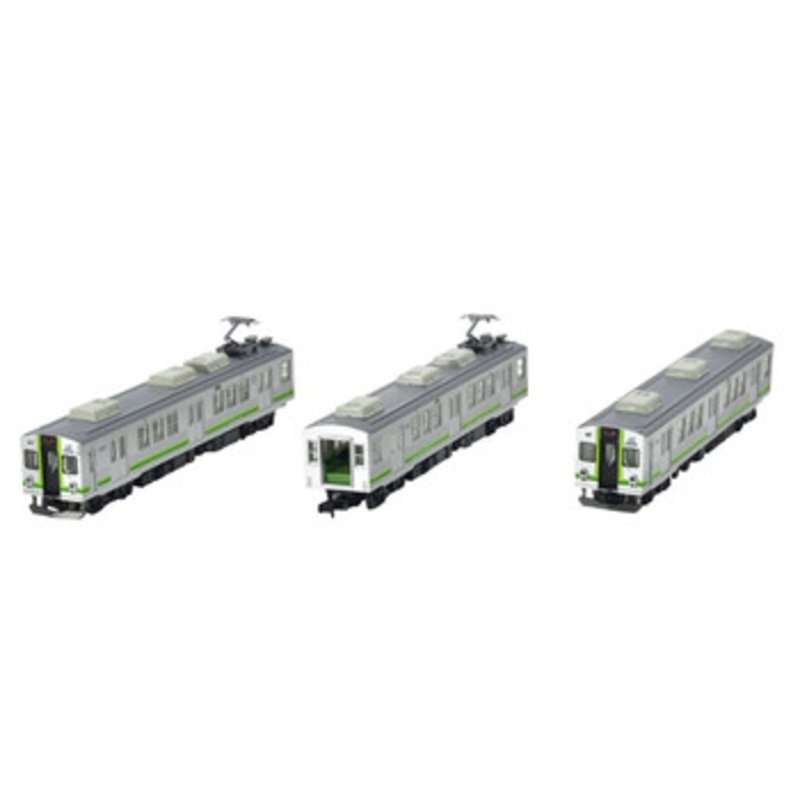 Tomytec 311423 Yoro Railway Series 7700-TQ12 ‘Green Kabuki’ 3 Cars Set A (N scale)